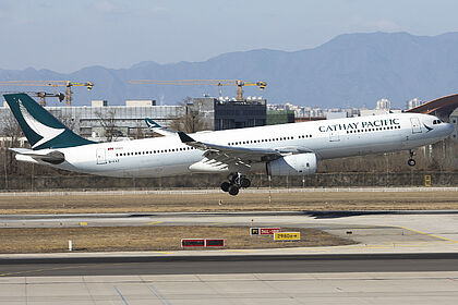 Unknown B-LAZ operated by Cathay Pacific