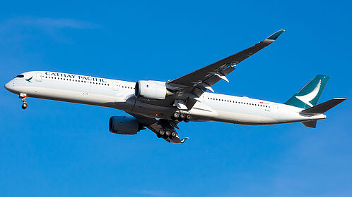 Airbus A350-900 B-LXL operated by Cathay Pacific