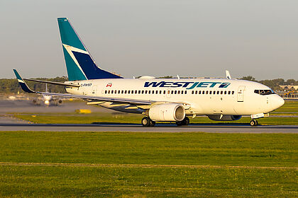 Unknown C-FWSO operated by WestJet