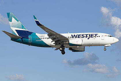 Unknown C-GGWJ operated by WestJet