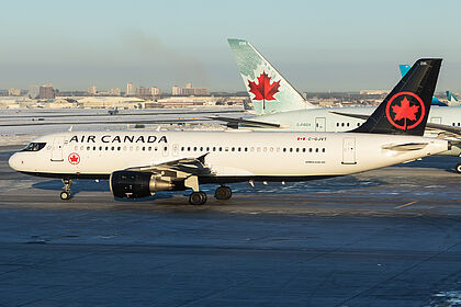 Airbus A320 C-GJVT operated by Air Canada