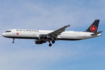 Airbus A321 C-GJWO operated by Air Canada