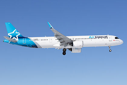 Unknown C-GOKF operated by Air Transat