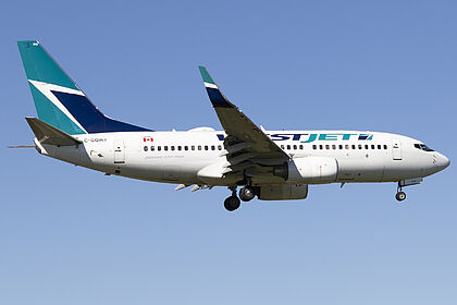 Unknown C-GQWJ operated by WestJet