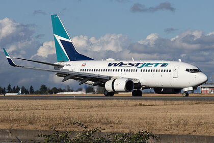 Unknown C-GWBJ operated by WestJet