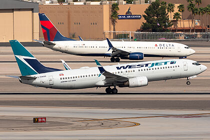 Boeing 737-800 C-GWSA operated by WestJet