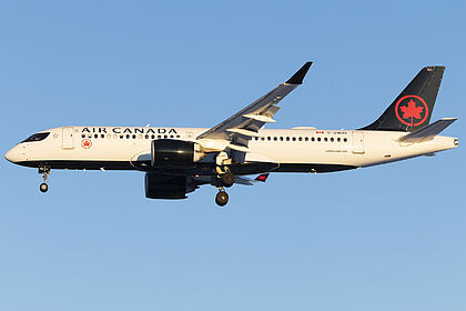 Airbus A220-300 C-GWUS operated by Air Canada