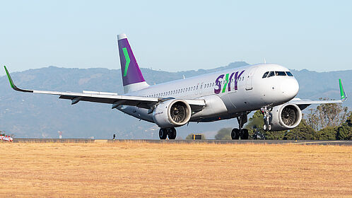 Unknown CC-AZG operated by Sky Airline