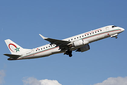 Embraer 190 CN-RGO operated by Royal Air Maroc