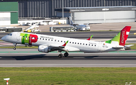 Embraer 190 CS-TPP operated by TAP Air Portugal