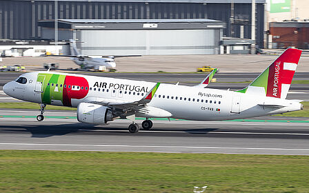 Airbus A320 NEO CS-TVB operated by TAP Air Portugal