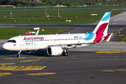 Airbus A320 NEO D-AENB operated by Eurowings