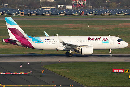 Unknown D-AENI operated by Eurowings