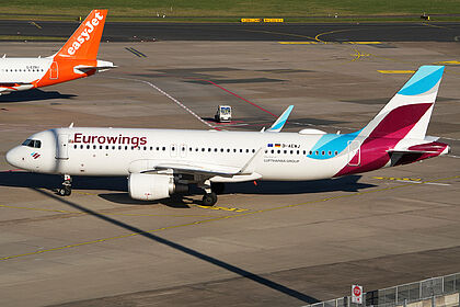 Airbus A320 (sharklets) D-AEWJ operated by Eurowings