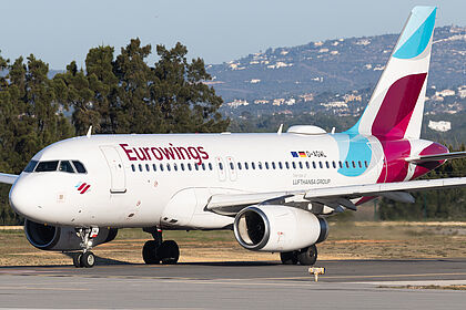 Airbus A319 D-AGWL operated by Eurowings