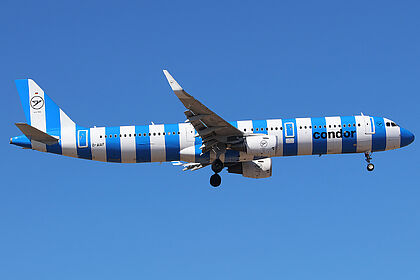 Airbus A321 D-AIAF operated by Condor