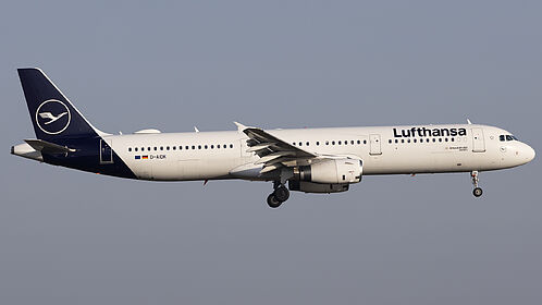Airbus A321 D-AIDK operated by Lufthansa