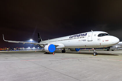 Airbus A321 D-AIEK operated by Lufthansa