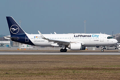 Airbus A320 NEO D-AIIC operated by Lufthansa City