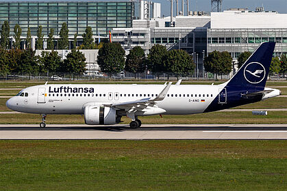 Airbus A320 NEO D-AINO operated by Lufthansa