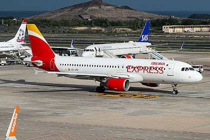 Unknown EC-JFG operated by Iberia Express
