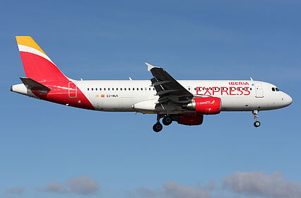 Unknown EC-MUK operated by Iberia Express