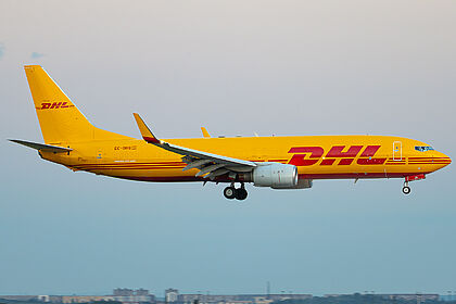 Boeing 737-800 EC-OBQ operated by EAT Leipzig