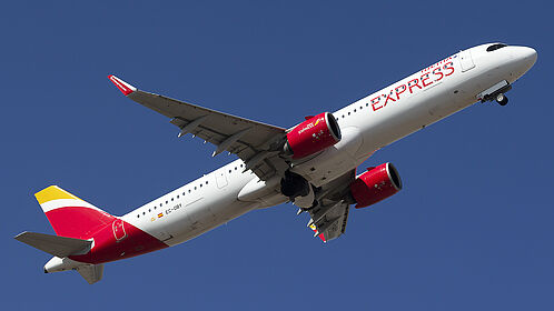 Unknown EC-OBY operated by Iberia Express