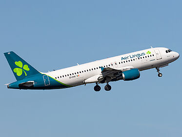 Airbus A320 EI-DVG operated by Aer Lingus