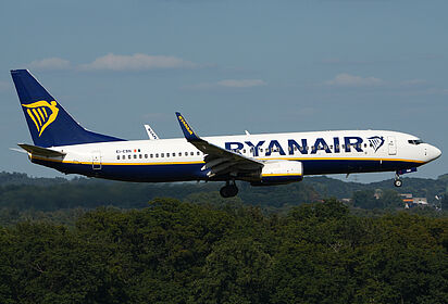 Boeing 737-800 EI-EBN operated by Ryanair