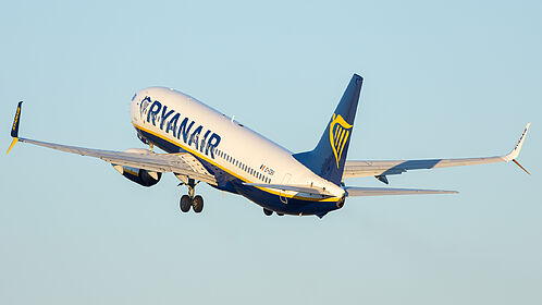 Boeing 737-800 EI-EBS operated by Ryanair