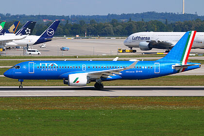 Airbus A220-300 EI-HHI operated by ITA