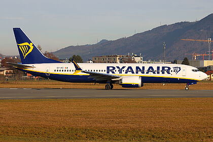 Boeing 737 EI-IKO operated by Ryanair