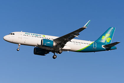 Airbus A320 NEO EI-NSD operated by Aer Lingus