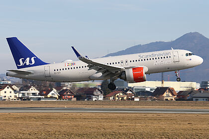 Airbus A321 (Sharklets) EI-SID operated by SAS