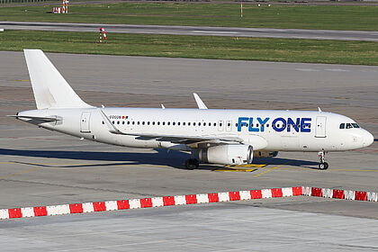 Airbus A320 ER-00008 operated by FlyOne Armenia