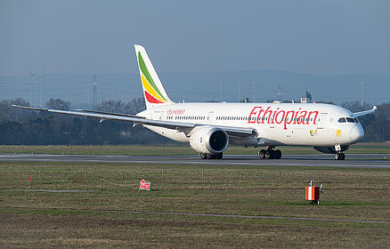 Boeing 787-9 ET-AUP operated by Ethiopian