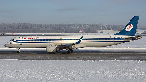 Embraer E-195 EW-399PO operated by Belavia