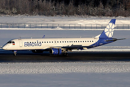 Embraer E-195 EW-513PO operated by Belavia