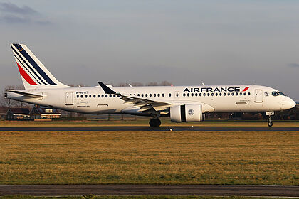 Airbus A220-300 F-HPNT operated by Air France