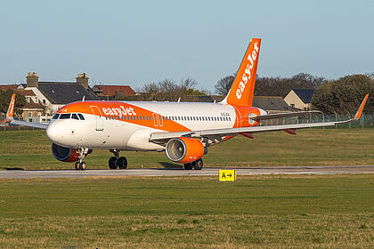 Airbus A320 G-EJCA operated by easyJet