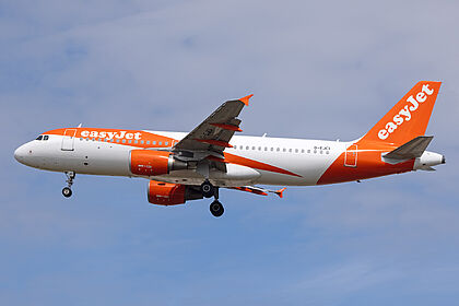 Airbus A320 G-EJCI operated by easyJet