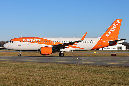 Airbus A320 G-EJCO operated by easyJet