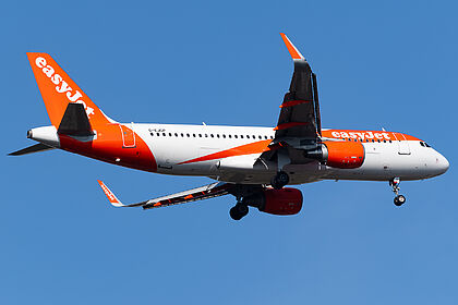 Airbus A320 G-EJCP operated by easyJet