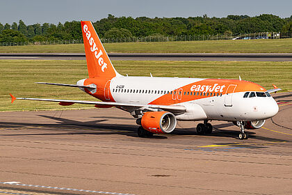 Airbus A319 G-EZBI operated by easyJet