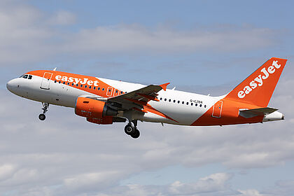 Airbus A319 G-EZBR operated by easyJet