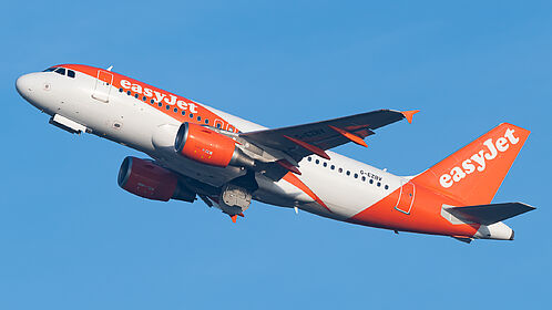 Airbus A319 G-EZBV operated by easyJet