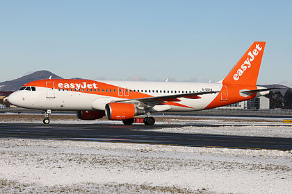 Airbus A320 G-EZTB operated by easyJet