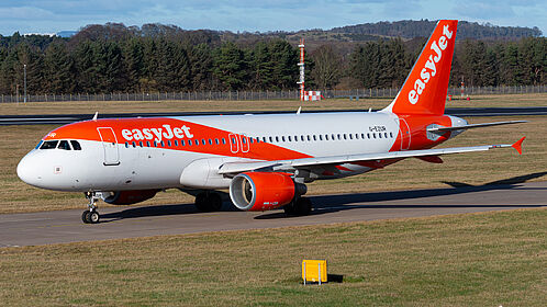 Airbus A320 G-EZUR operated by easyJet