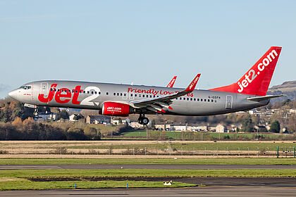 Boeing 737-800 G-GDFR operated by Jet2